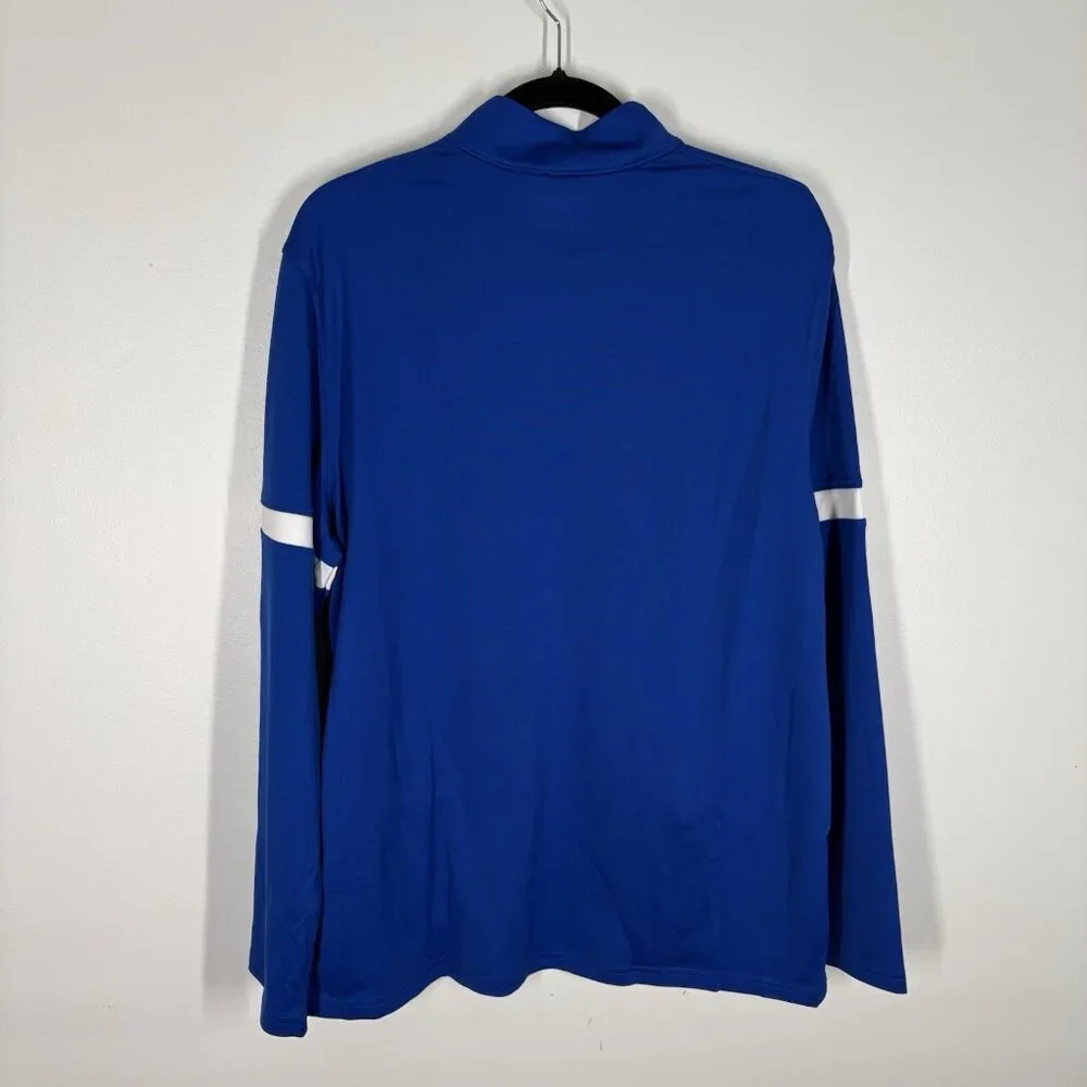Under Armour Men L Royal Blue Full Zip UA Knit Warm Up Team Track Jacket NWT